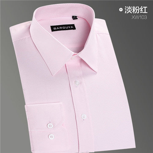High Quality Stripe Twill Long Sleeve Shirt #XW1XX-men-wanahavit-XW10303-S-wanahavit