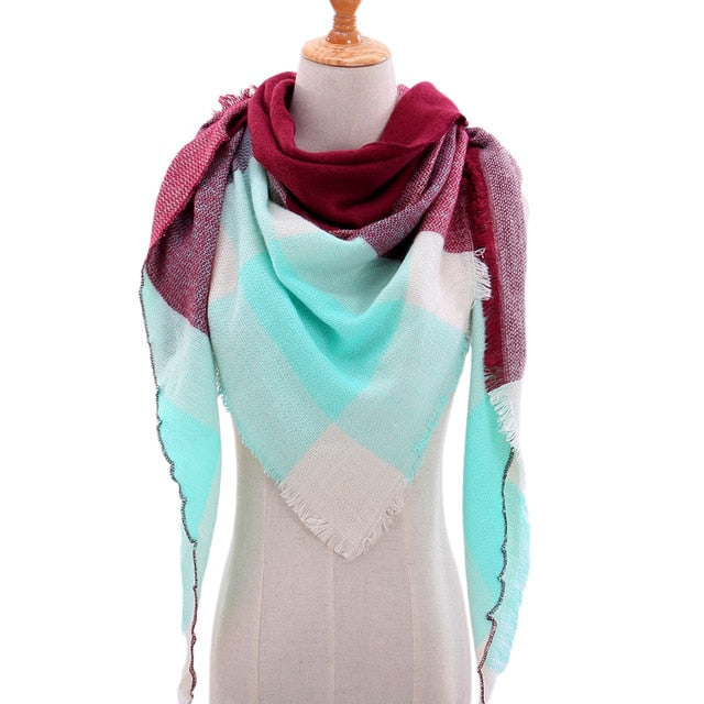 Fashion Winter Silk Scarf Printed Bandana Shawl #FS-1-unisex-wanahavit-b1-wanahavit