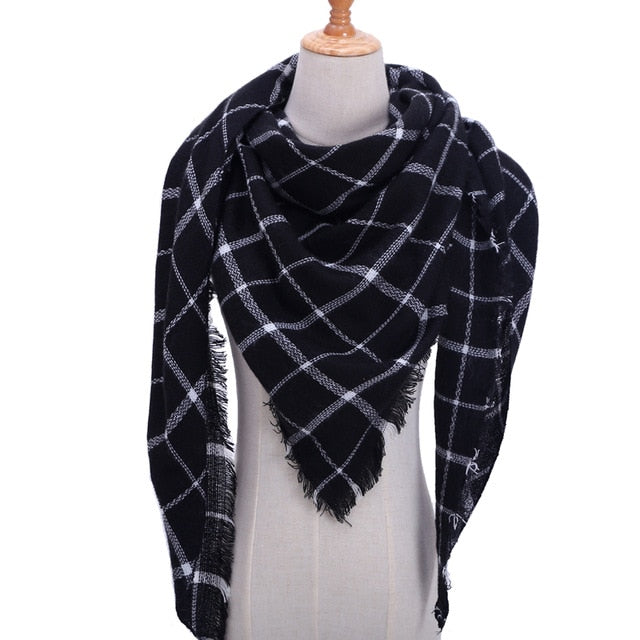 Fashion Winter Silk Scarf Printed Bandana Shawl #FS-1-unisex-wanahavit-b4-wanahavit