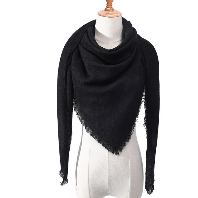 Fashion Winter Silk Scarf Printed Bandana Shawl #FS-1-unisex-wanahavit-c17-wanahavit