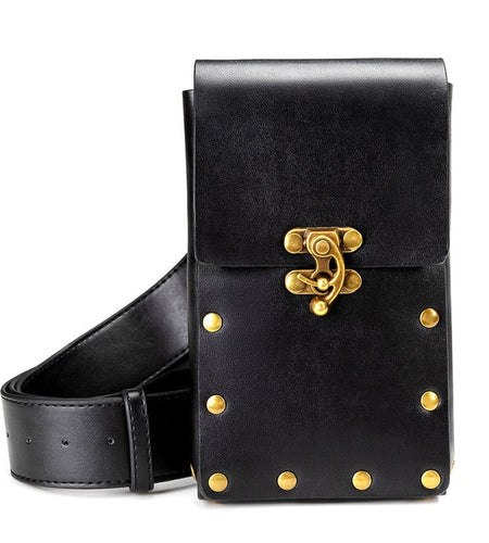 Steampunk Ladies Punk Retro Motorcycle Bag-women-wanahavit-Black-wanahavit