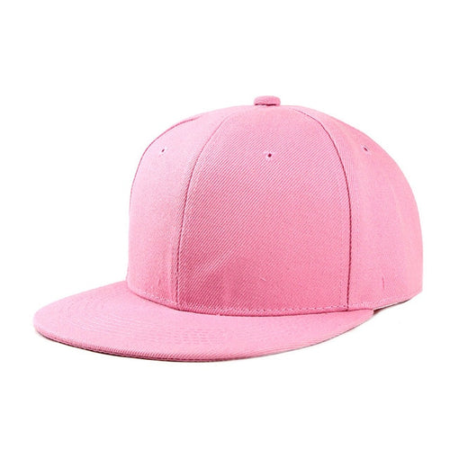 Load image into Gallery viewer, Solid Color Hip Hop Snapback Baseball Cap-unisex-wanahavit-F368 Pink-wanahavit
