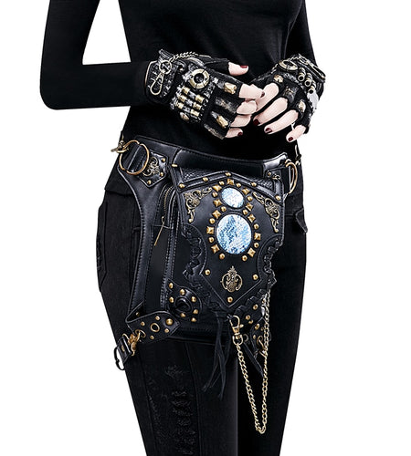 Steampunk Vintage Retro Rock Gothic Messenger Handbag-women-wanahavit-wanahavit