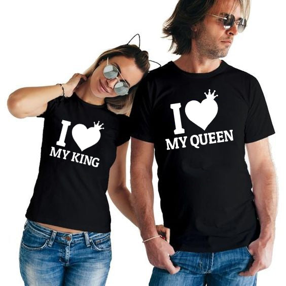 I Love My King I Love My Queen Matching Couple Tees-unisex-wanahavit-J183-MSTBK-XXL-wanahavit