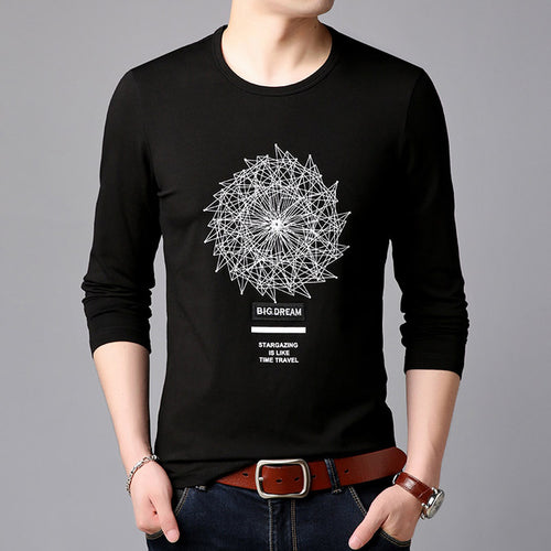 Load image into Gallery viewer, Mandala Geometric Printed Street Wear Long Sleeve Shirt-men-wanahavit-Black-L-wanahavit
