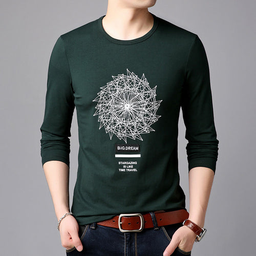 Load image into Gallery viewer, Mandala Geometric Printed Street Wear Long Sleeve Shirt-men-wanahavit-Green-L-wanahavit
