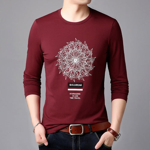 Load image into Gallery viewer, Mandala Geometric Printed Street Wear Long Sleeve Shirt-men-wanahavit-Red-XXL-wanahavit
