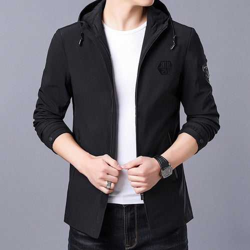 Load image into Gallery viewer, High Street Trendy Korean Overcoat Jacket-men-wanahavit-Black-M-wanahavit
