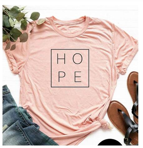 Faith Hope Love Christian Statement Shirt-unisex-wanahavit-peach tee black text-L-wanahavit