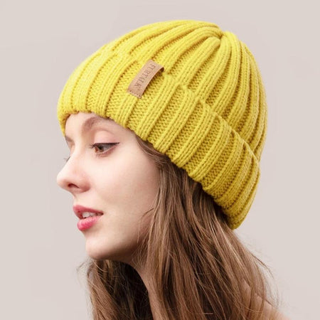 Warm Fleece Lining Casual Warm Knitted Winter Beanie-unisex-wanahavit-Flog Puple-wanahavit
