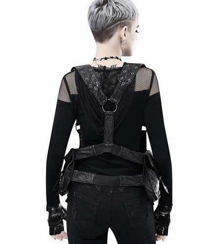 Designer Steampunk PU Leather Shoulder Waist Bag-women-wanahavit-wanahavit