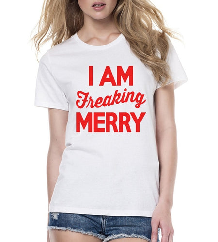 I Am Freaking Merry Matching Couple Tees-unisex-wanahavit-FG02-FSTWH-L-wanahavit