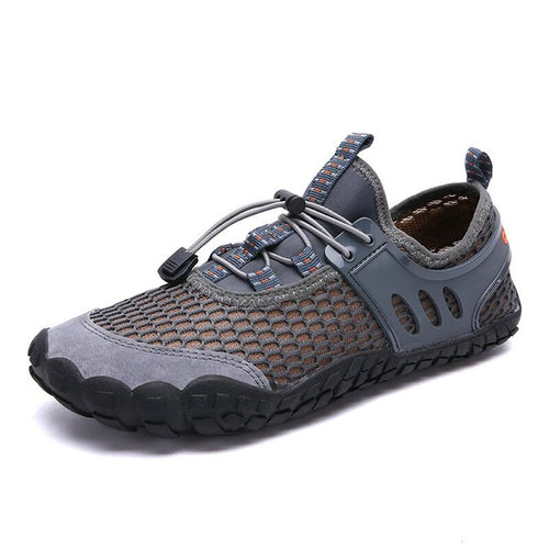 Load image into Gallery viewer, Summer Breathable Flat Slip On Comfortable Casual Shoes-men-wanahavit-gray-7-wanahavit
