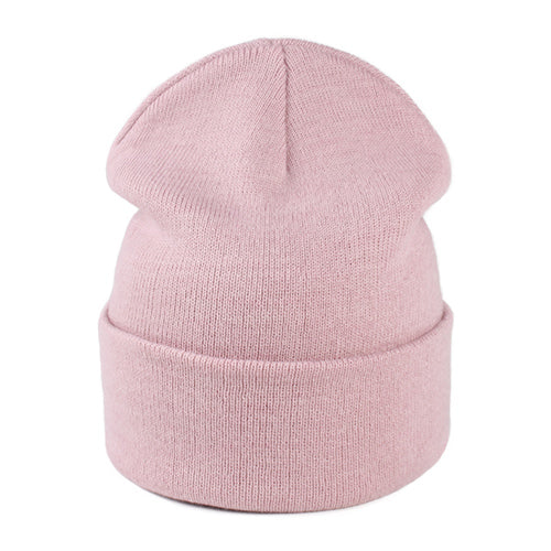 Load image into Gallery viewer, Solid Color Winter Skullies Casual Warm Knitted Winter Beanie-unisex-wanahavit-Pink-wanahavit
