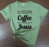 olive tee black text