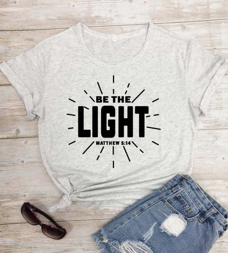 Be The Light Matthew 5:14 Christian Statement Shirt-unisex-wanahavit-marble-black text-XXL-wanahavit
