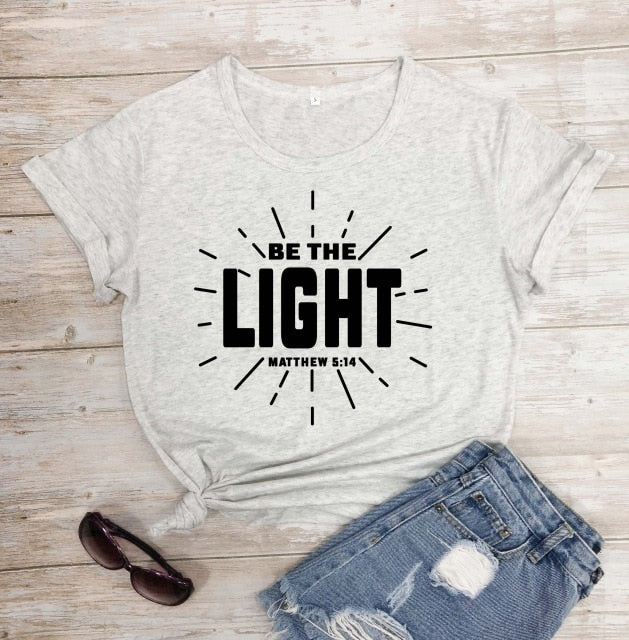 Be The Light Matthew 5:14 Christian Statement Shirt-unisex-wanahavit-marble-black text-XXL-wanahavit