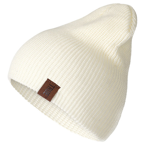 Load image into Gallery viewer, True PU Letter Casual Warm Knitted Winter Beanie-unisex-wanahavit-White-54cm-60cm-wanahavit
