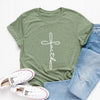 olive tee white text