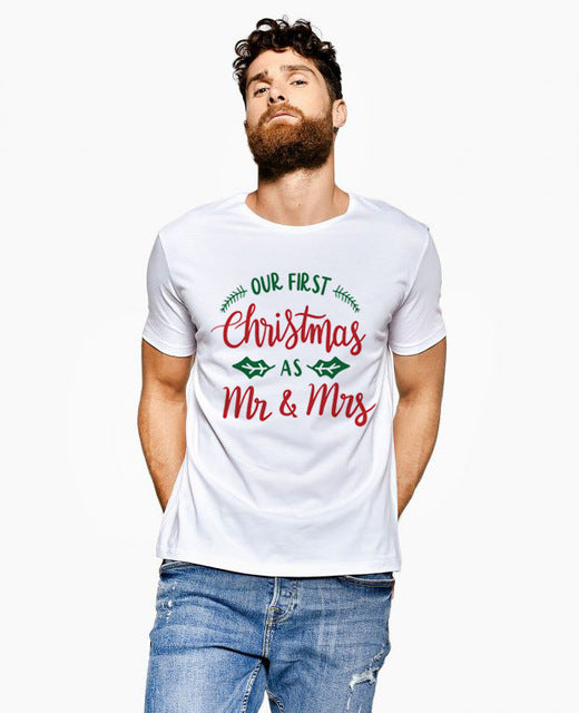 Our First Christmas Together Matching Couple Tees-unisex-wanahavit-N719-MSTWH-S-wanahavit