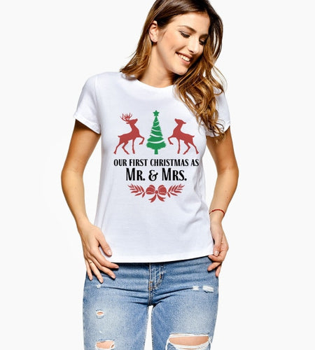 Our First Christmas Together Matching Couple Tees-unisex-wanahavit-FW04-FSTWH-XL-wanahavit