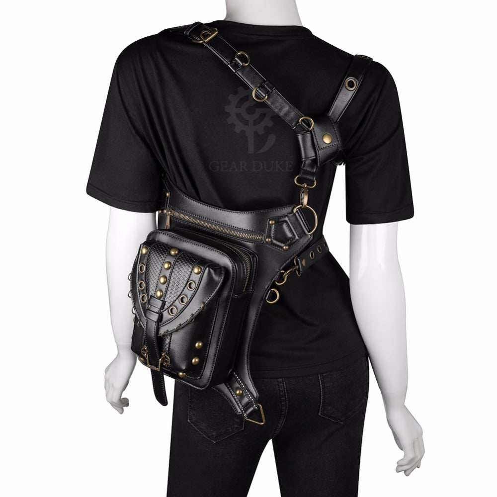 Steampunk Gothic Messenger Vintage Shoulder Bag-women-wanahavit-wanahavit
