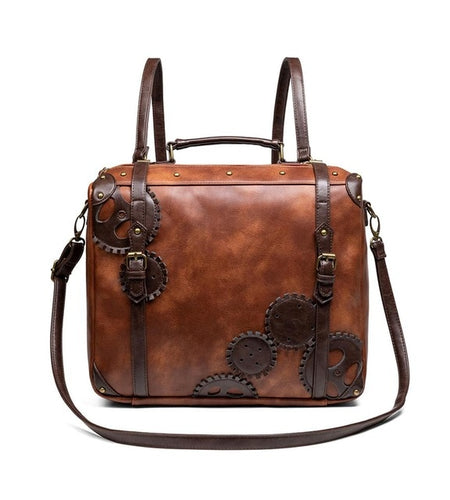 Steampunk Big Handbag Vintage Gothic Exclusive Retro Rock Bag-women-wanahavit-wanahavit