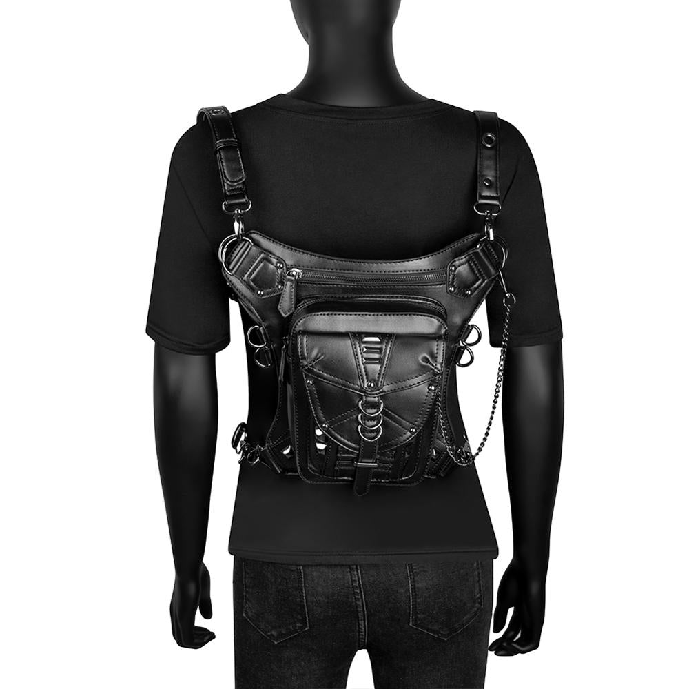 Waist Bag Gothic Biker Hip Leg Steampunk Holster Shoulder Bag-women-wanahavit-wanahavit