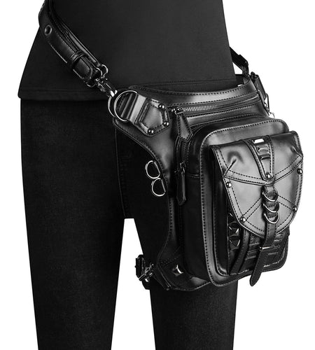 Waist Bag Gothic Biker Hip Leg Steampunk Holster Shoulder Bag-women-wanahavit-wanahavit