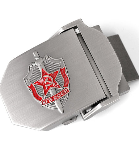 3D Soviet Glory KGB Canvas Military Canvas Belt-men-wanahavit-Only One Buckle-130cm-wanahavit
