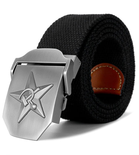 3D Soviet Labor Venus CCCP Canvas Belt-men-wanahavit-Black-110CM-wanahavit