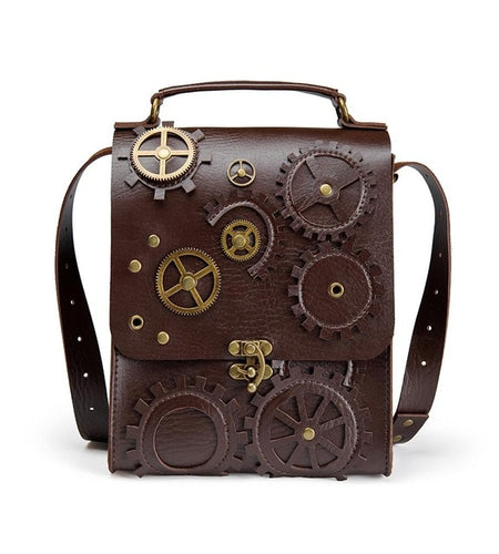 Steampunk Shoulder Square Messenger Bag-unisex-wanahavit-wanahavit