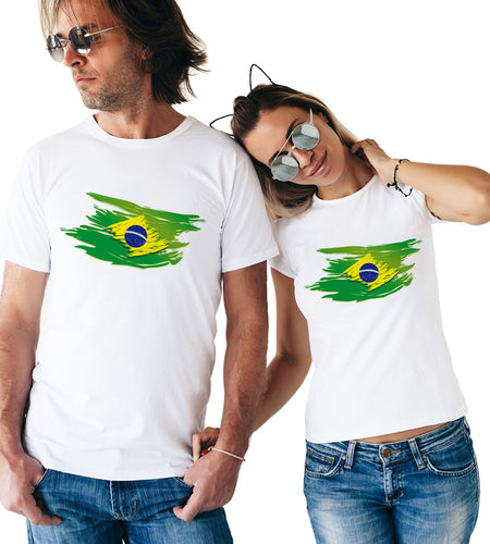 Brazil Flag Matching Couple Tees-unisex-wanahavit-FD61-FSTWH-XL-wanahavit