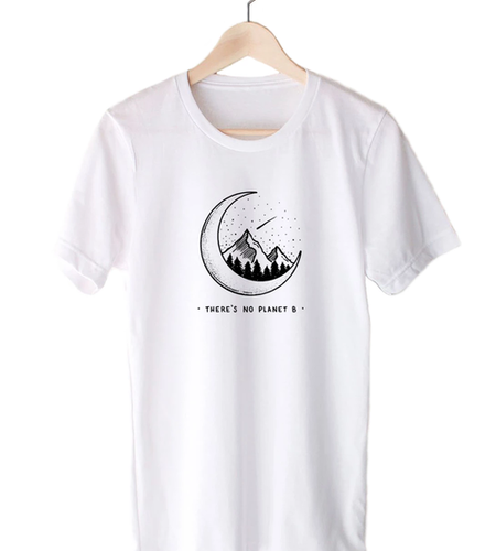 There is No Planet B Christian Statement Shirt-unisex-wanahavit-white tee black text-S-wanahavit