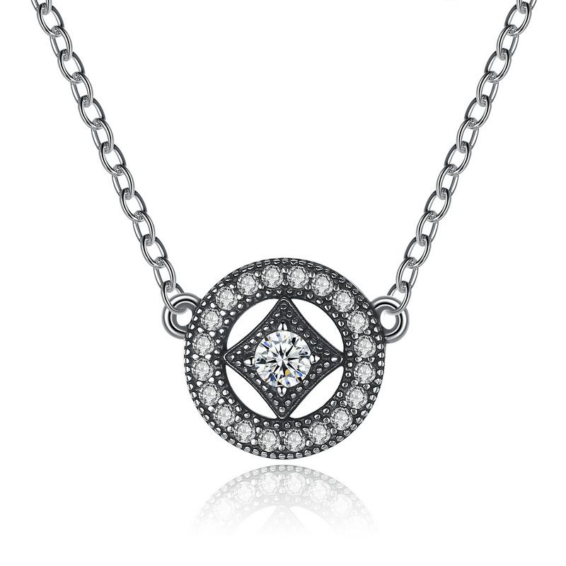925 Sterling Silver Classic Vintage Allure Necklace-women-wanahavit-wanahavit