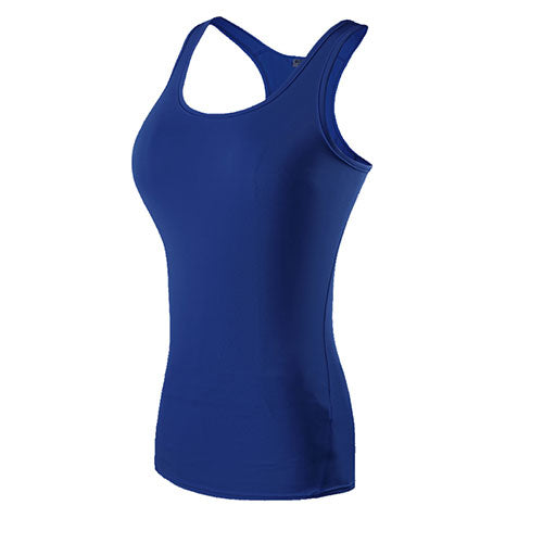 Load image into Gallery viewer, Quick Dry Slim Fit Yoga Tank Tops-women fitness-wanahavit-Blue-S-wanahavit
