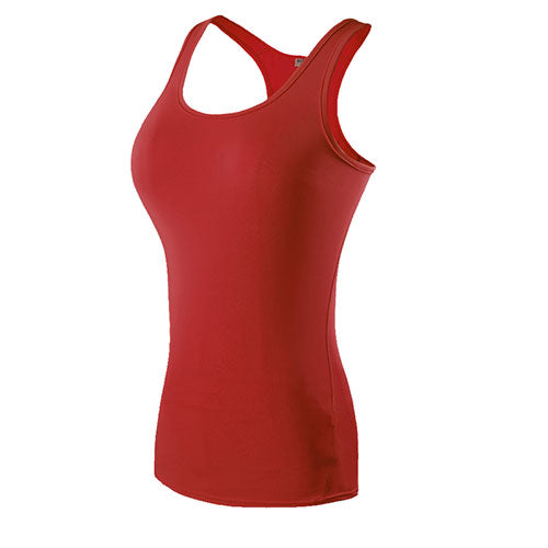 Load image into Gallery viewer, Quick Dry Slim Fit Yoga Tank Tops-women fitness-wanahavit-Red-S-wanahavit
