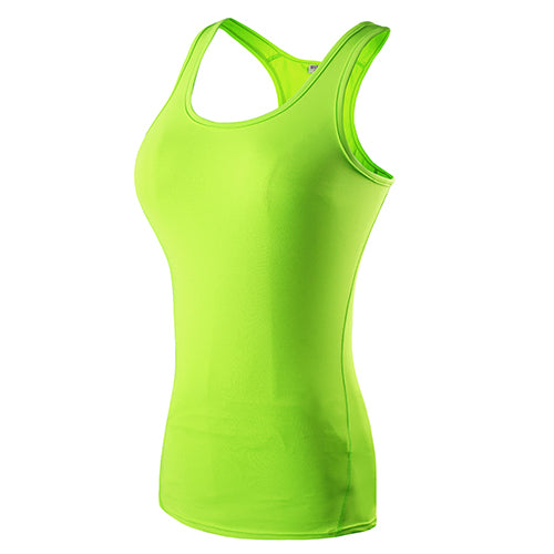 Quick Dry Slim Fit Yoga Tank Tops-women fitness-wanahavit-Green-S-wanahavit