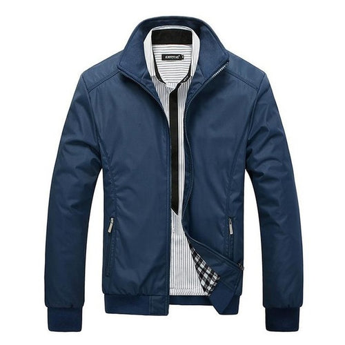 Load image into Gallery viewer, High Quality Spring Slim Fit Jacket-men-wanahavit-Dark blue-M-wanahavit
