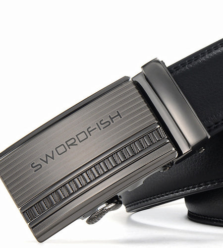 Automatic Buckle High Quality Real Leather Belts-men-wanahavit-Y3-100cm-wanahavit