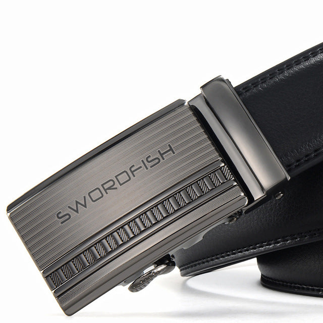 Automatic Buckle High Quality Real Leather Belts-men-wanahavit-Y3-100cm-wanahavit