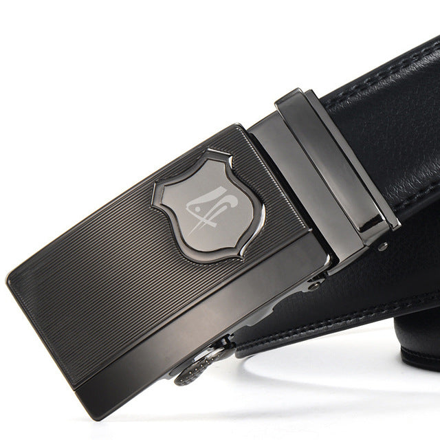 Automatic Buckle High Quality Real Leather Belts-men-wanahavit-Y6-100cm-wanahavit