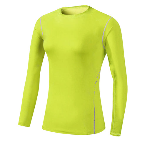 Quick Dry Workout Long Sleeve Solid Color Shirt-women fitness-wanahavit-Green-S-wanahavit