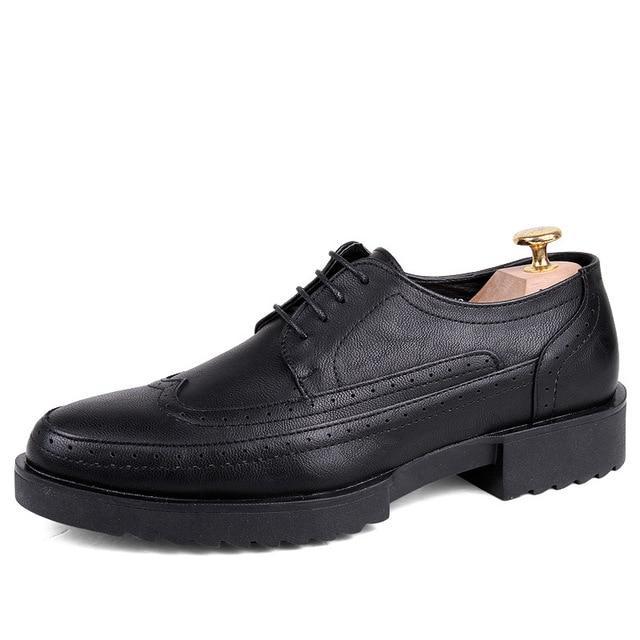 Classic Luxury High Quality Casual Business Leather Shoe-men-wanahavit-black dress shoes-6-wanahavit