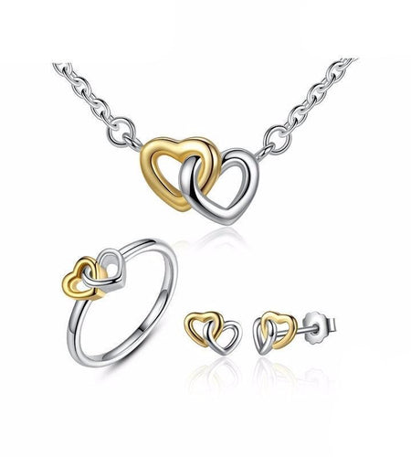 925 Sterling Silver Heart to Heart Jewelry Set-women-wanahavit-6-wanahavit