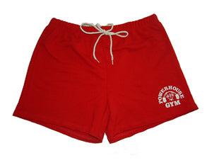 Two Color Contrast Bodybuilder Workout Shorts-men fitness-wanahavit-Red 5-XL-wanahavit