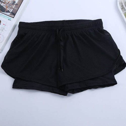 Load image into Gallery viewer, Casual Active Workout Breathable Shorts-women fitness-wanahavit-Solid Black-S-wanahavit
