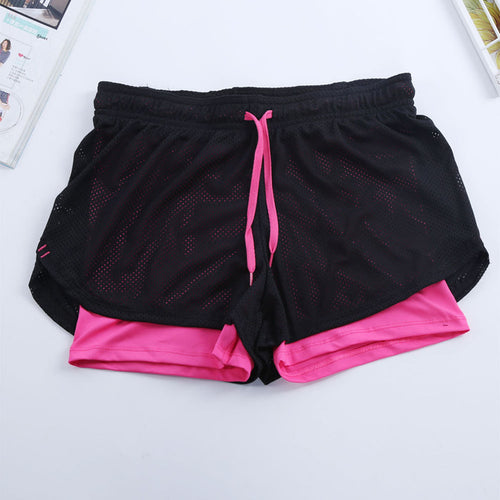 Load image into Gallery viewer, Casual Active Workout Breathable Shorts-women fitness-wanahavit-Solid Rose-S-wanahavit
