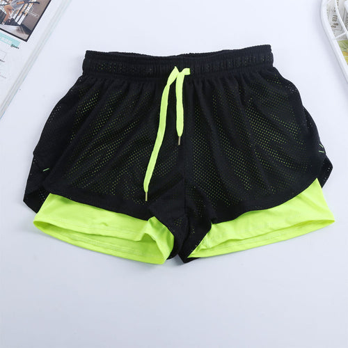 Load image into Gallery viewer, Casual Active Workout Breathable Shorts-women fitness-wanahavit-Solid Yellow-S-wanahavit
