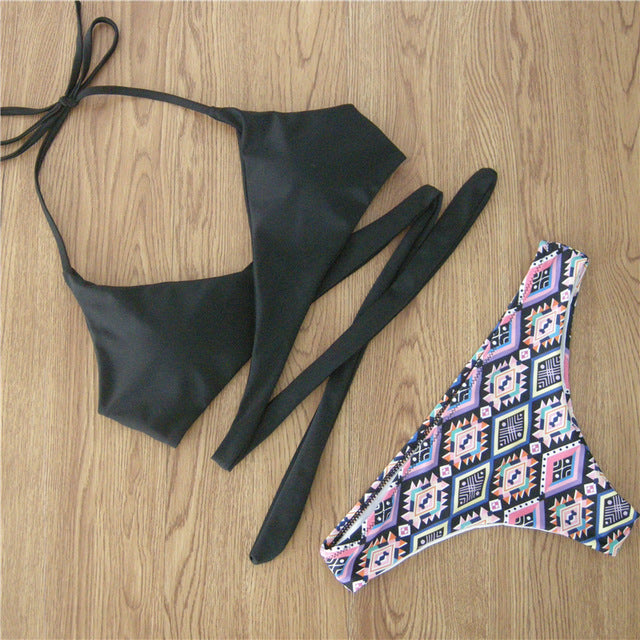 Sexy Floral Bandage Bikini-women fitness-wanahavit-4-L-wanahavit